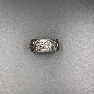 Retired Silpada Designs Flower Cuff Bracelet